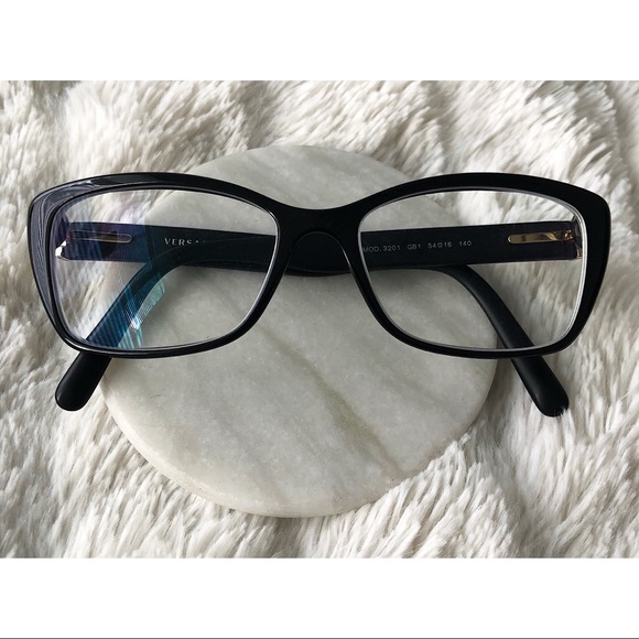 Versace Black & Gold Eyeglasses Mod 3201 - Picture 3 of 6